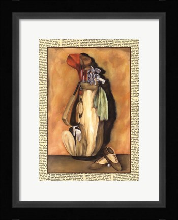 Framed Tee it Up II Print