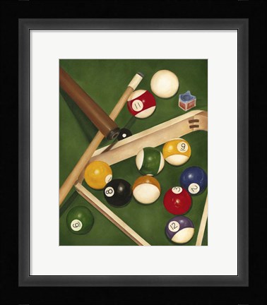 Framed Rack'em Up I Print