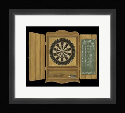 Framed Darts I Print