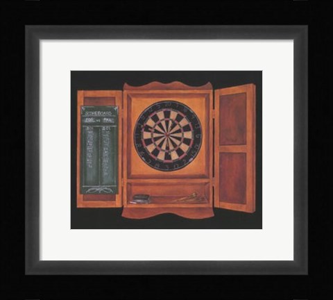 Framed Darts II Print
