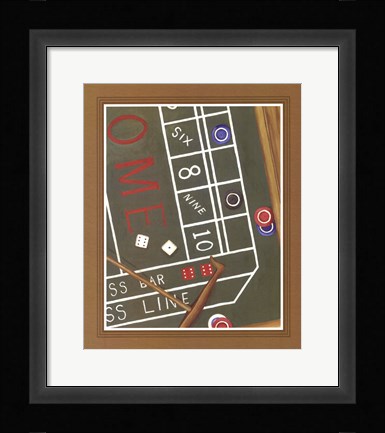 Framed Mama Needs a New Pair of Shoes (Craps) Print