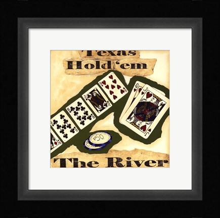 Framed Hold 'em IV Print