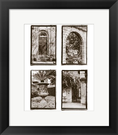 Framed Old World Architecturals Print