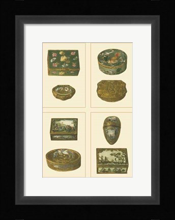 Framed Mini Jewel Boxes Print