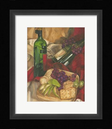 Framed Wine Indulgences I Print