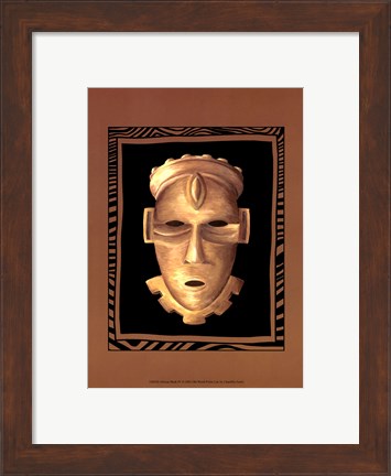 Framed African Mask IV Print