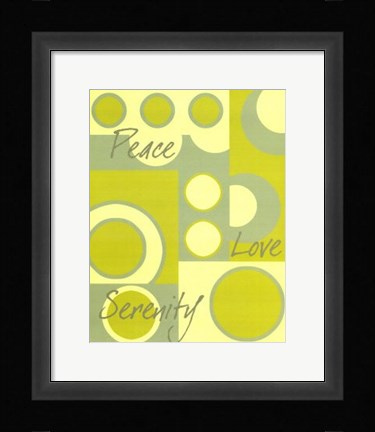 Framed Circle of Love I Print