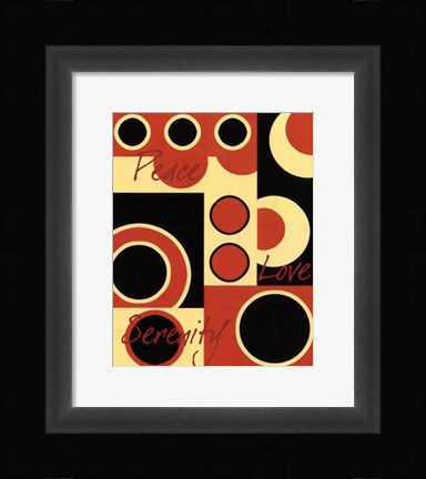 Framed Circle of Love III Print