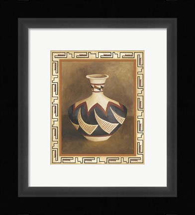 Framed Southwest Pottery II Print