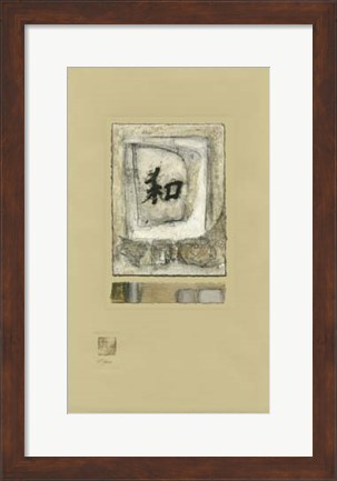 Framed Chinese Series - Harmony III Print