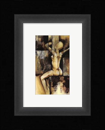Framed Mini-Contemporary Seated Nude II Print