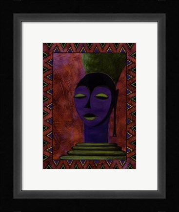Framed African Beauty II Print