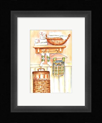 Framed Laundry Day I (PT) Print