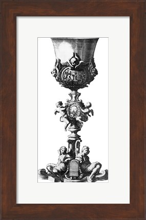 Framed Black &amp; White Goblet III (SC) Print
