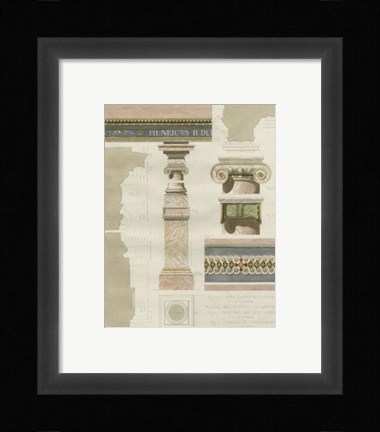 Framed Palais de Fontainbleu I Print