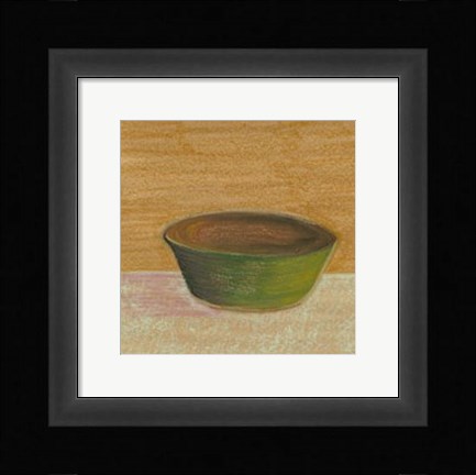 Framed Rustic Bowl II Print