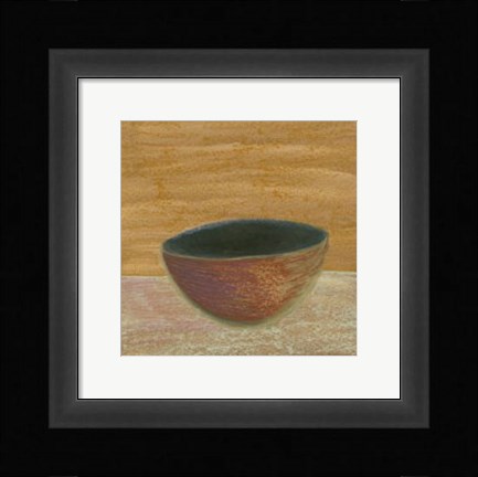 Framed Rustic Bowl III Print