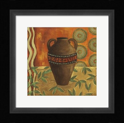 Framed Earthen Vessel II Print