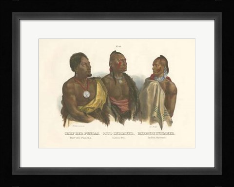 Framed Chief Der Puncas Print