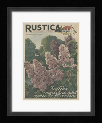 Framed Plantez Des Lilacs Print