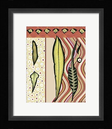 Framed Go Go Leaves IV Print
