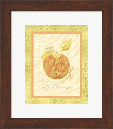 Framed La Pomme Print