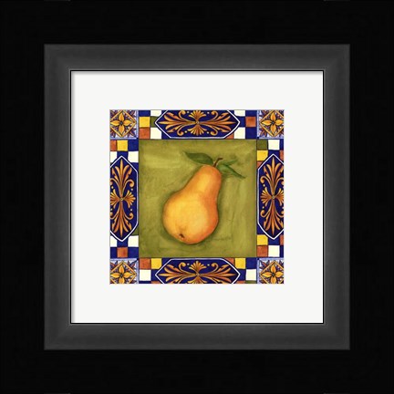Framed Tuscany Pear Print