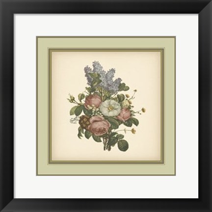 Framed Tuscany Bouquet (P) VII Print