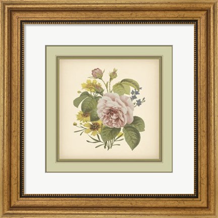 Framed Tuscany Bouquet (P) VIII Print