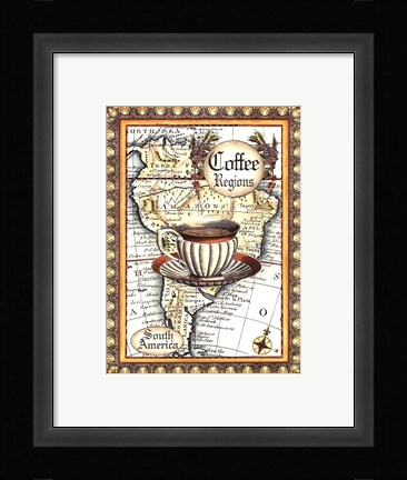 Framed Exotic Coffee (D) I Print