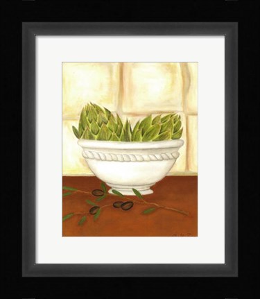 Framed Tuscan Harvest I Print