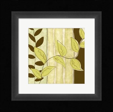 Framed Patchwork Garden III Print