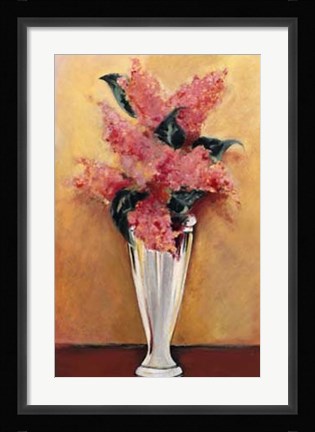 Framed Sarah's Flowers I Print