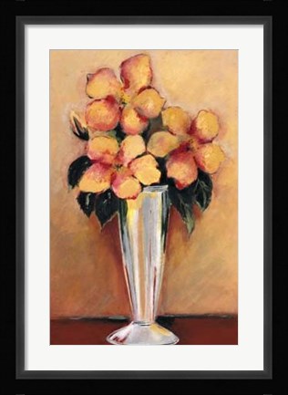 Framed Sarah's Flowers II Print