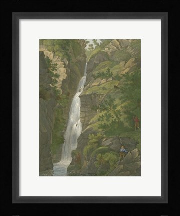 Framed Tranquil Cascade II Print