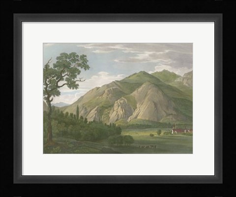 Framed Tranquil Cascade IV Print