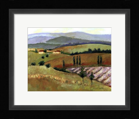 Framed Tuscany Afternoon II Print