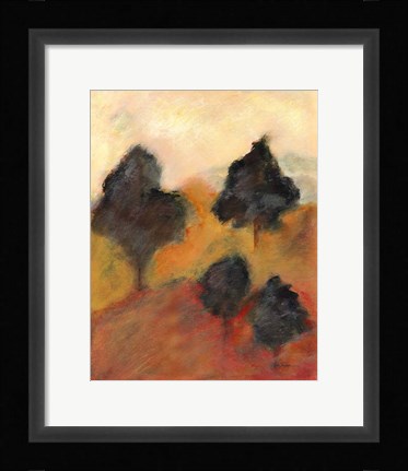 Framed Printed Sonoma Hills I Print