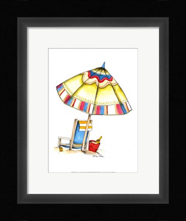 Framed Day at the Beach (CI) II Print