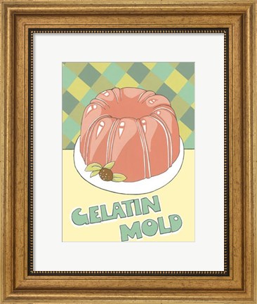 Framed Gelatin Mold Print