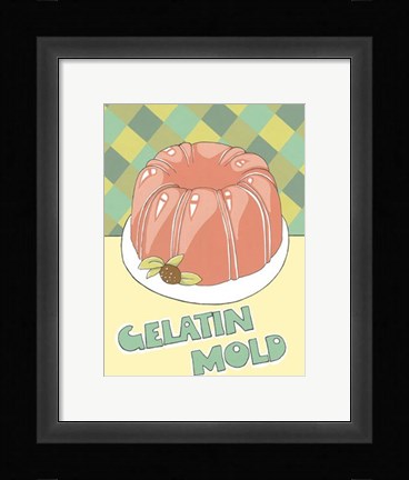 Framed Gelatin Mold Print