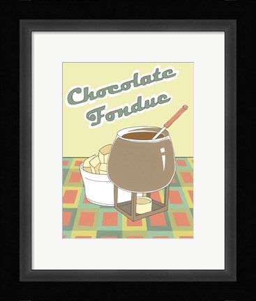 Framed Chocolate Fondue Print