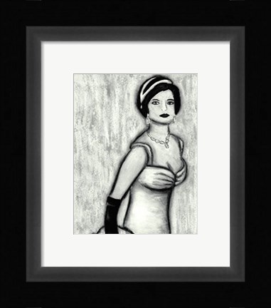 Framed Juliet goes to Monaco Print