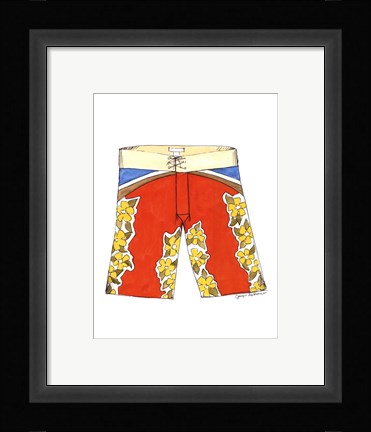 Framed Surf Shorts (CI) II Print