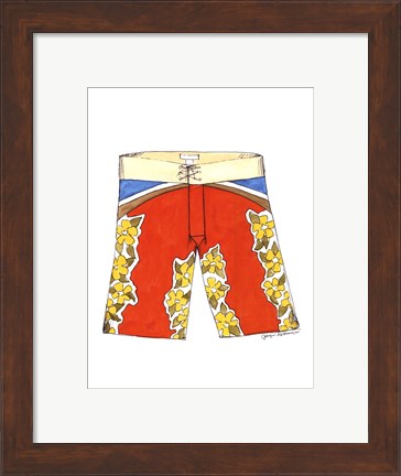 Framed Surf Shorts (CI) II Print