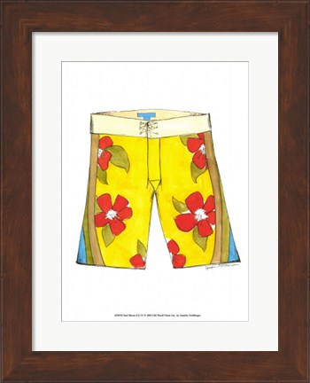 Framed Surf Shorts (CI) IV Print