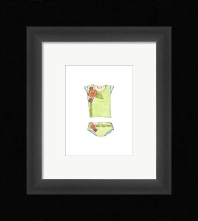 Framed Fun Wear I (X) Print