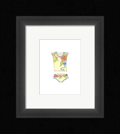 Framed Fun Wear IV (X) Print