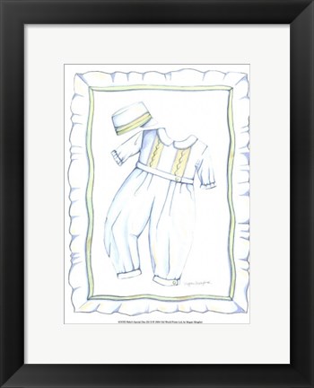 Framed Baby&#39;s Special Day (D) II Print