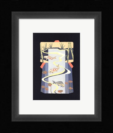Framed Koi Pond Print